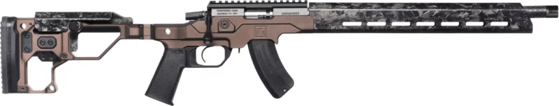 Christensen Arms MPR Rimfire .22 LR 16-inch Desert Brown rifle side view