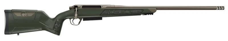 Christensen Arms Evoke .308 Win 20in rifle Bronze Cerakote with green synthetic stock