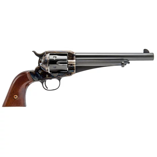 Cimarron 1875 Outlaw single-action revolver 7.5 inch blued barrel case-colored frame walnut grips