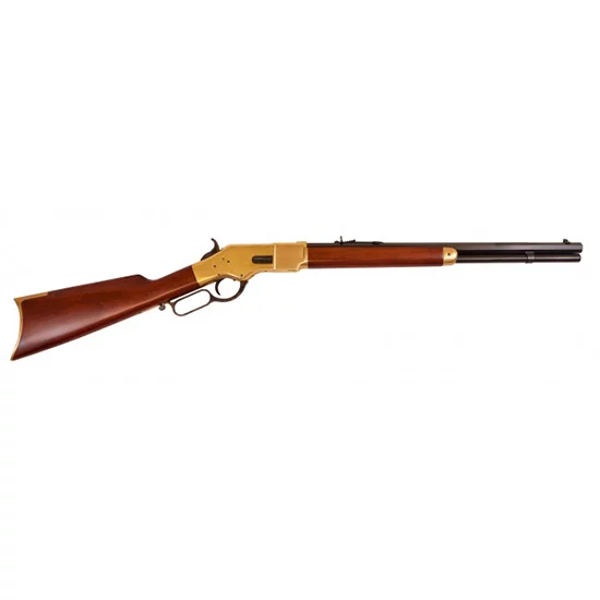 Cimarron 1866 Yellowboy Short Rifle .45 Long Colt 20 in. walnut stock brass frame octagon barrel