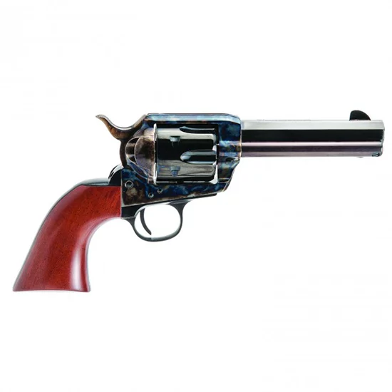 Cimarron El Malo revolver 4.75 in octagon blued barrel color case hardened frame walnut grips