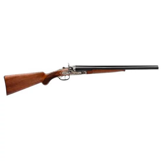 Cimarron Doc Holliday 12 gauge 20 inch side-by-side shotgun with walnut stock and case-colored receiver