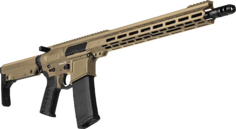 CMMG Resolute MK4 .300 BLK rifle 16.1 barrel Coyote Tan