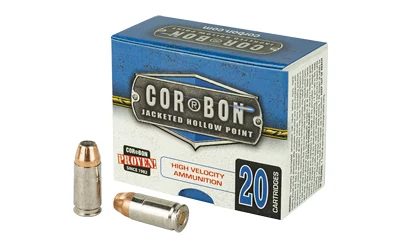 Cor-Bon Self-Defense 9mm Luger +P 90gr JHP ammunition 20-round box