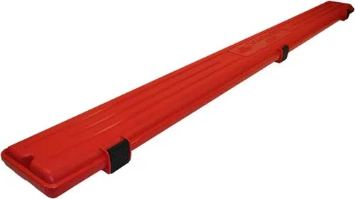 MTM red gun cleaning rod case holds four cleaning rods up to 47.5 inches with foam padding