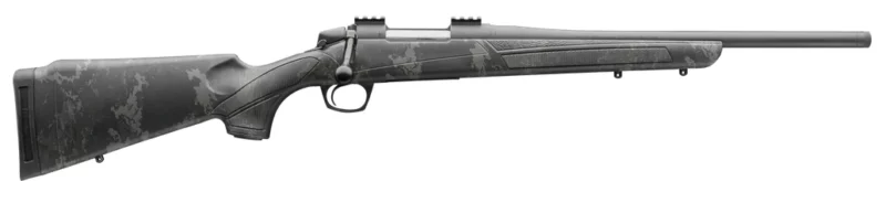 CVA Cascade SB .300 Winchester Magnum rifle with threaded barrel and Veil Tac Black camo synthetic stock