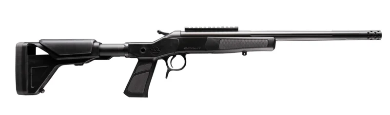CVA Scout XP SB .350 Legend 16.5 inch threaded fluted stainless barrel black synthetic stock