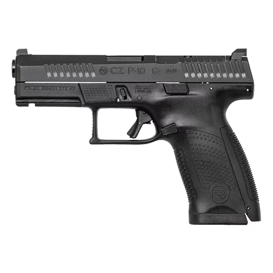CZ P-10 C Optic Ready 9mm pistol, 4.02 in barrel, black polymer frame