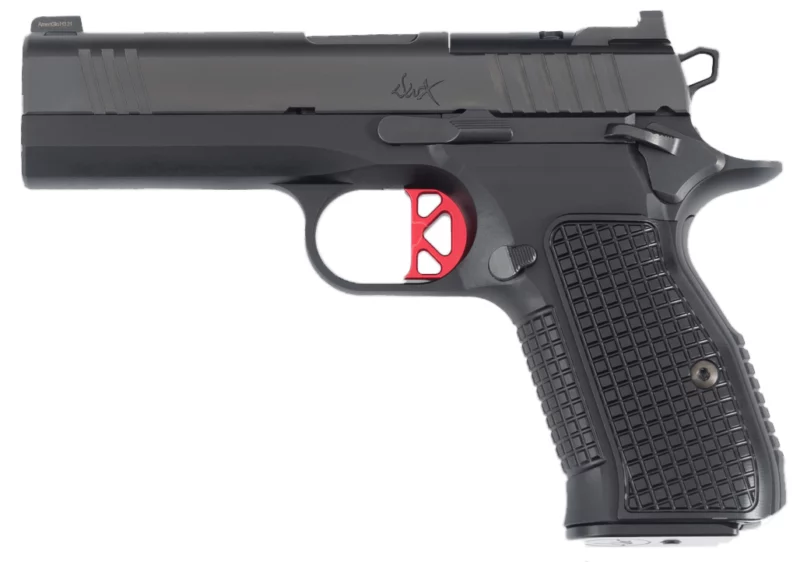 Dan Wesson DWX Compact Optic-Ready 9mm pistol 4 inch Black DLC