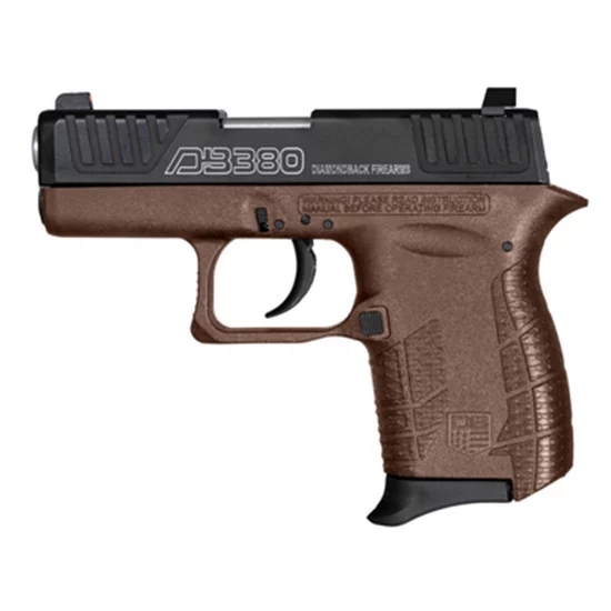 Diamondback DB380 Gen IV .380 ACP 2.8in Midnight Bronze polymer frame