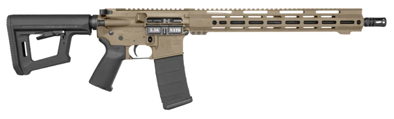 Diamondback DB15 Carbon Series 5.56 NATO 16in barrel 15in M-LOK FDE rifle with 30rd PMAG