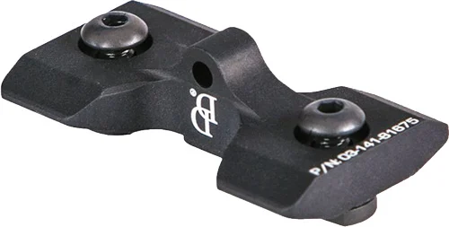 Daniel Defense bipod adapter M-LOK black aluminum, angled view