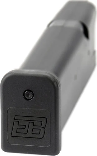 Ed Brown 31-round 9mm magazine for Glock, stainless steel, black finish