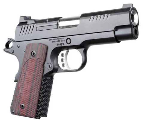 Ed Brown EVO-CCO9 9mm 4-inch barrel wood grips black finish