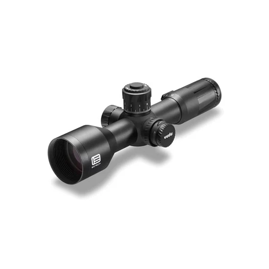 EOTech Vudu 5-25x50 TR3 riflescope side view showing elevation turret and throw lever