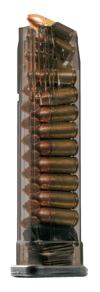 ETS carbon smoke polymer 21-round magazine for Smith & Wesson M&P 9mm