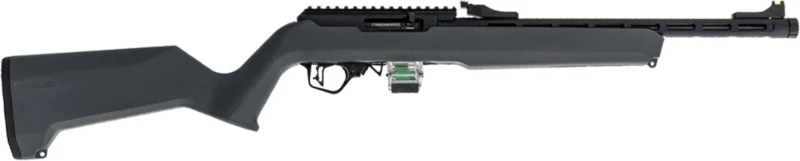 Tandemkross TKX22 LW .22LR rifle with 16.5-inch TB barrel and M-LOK handguard in black and stealth grey