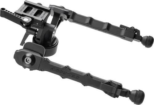 Accu-Tac FC-5 G2 Arca Spec Bipod in flat black, adjustable legs, Arca QD mount