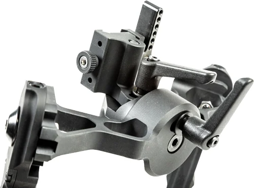 Accu-Tac FC-5 G2 Bipod black 6061-T6 aluminum Picatinny mount steel feet