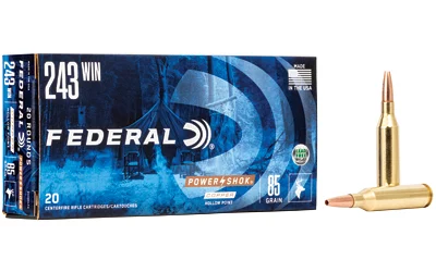 Federal Power-Shok .243 Win 85gr Copper Hollow Point 20-round box