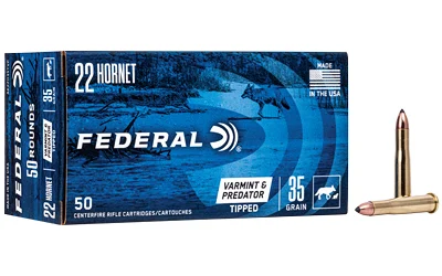 eral American Eagle .22 Hornet 35 Gr Polymer Tip 50 Rd Ammo