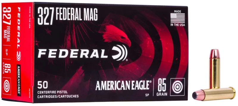 Federal American Eagle .327 Federal Magnum 85 gr Jacketed Soft Point 50-round box