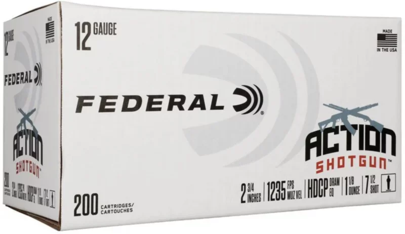 eral Action Shotgun 12ga 2.75in 1-1/8 Oz #7.5 200rd Ammo