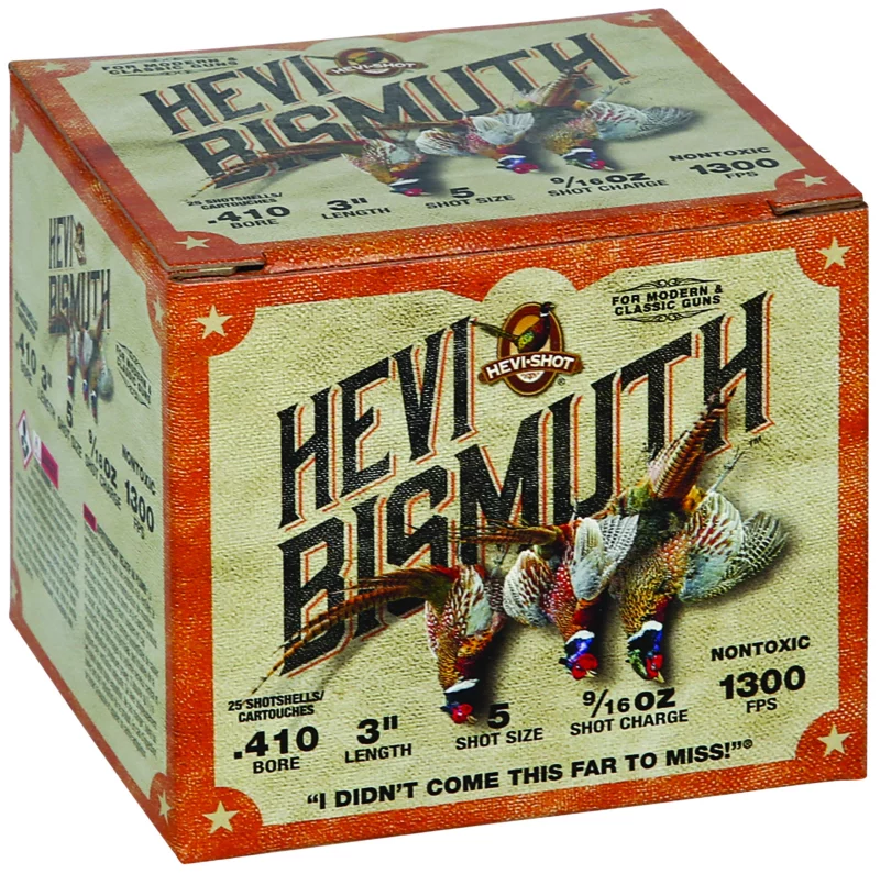 I-Shot Hevi-Bismuth Upland .410 Bore 3 9/16oz #5 25/Box Ammo