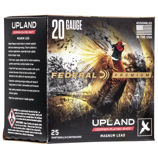 Federal Premium Wing-Shok Magnum 20ga 3in 1 1/4oz #5 shot 25 count box