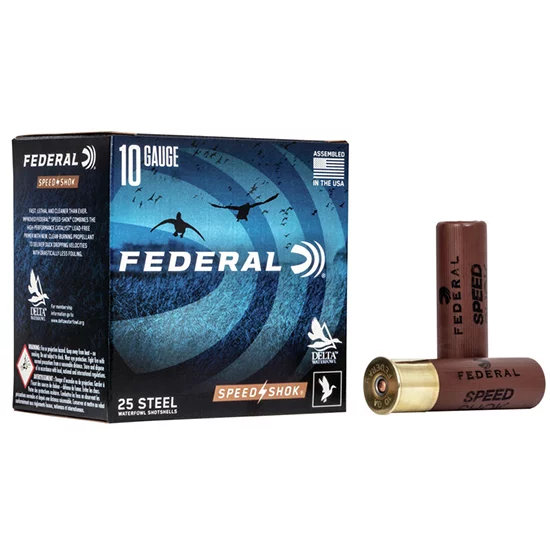 Federal Speed-Shok 10GA 3.50" 1 1/2 oz BBB steel 25-count box