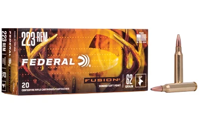 Federal Fusion .223 Rem 62 gr box - 20 rounds