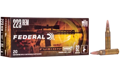Federal Ammunition Fusion MSR .223 Rem 62 gr Fusion Soft Point 20rd box