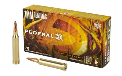 Federal Fusion 7mm Rem Mag 150 gr Fusion Soft Point 20 round box