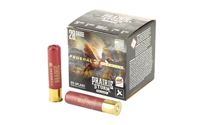Federal Prairie Storm FS Lead 28 Gauge 3in #6 shotshell box 25 rounds