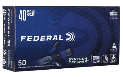  SYN DEF 40 S&W 175GR SJHP 50/500 Ammo