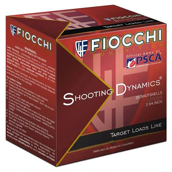 Fiocchi Shooting Dynamics 20ga 2.75 in 7/8 oz #7.5 25-round box