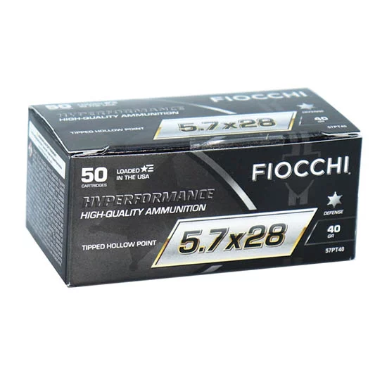 Fiocchi Hyperformance 5.7x28mm 40gr Tipped Hollow Point 50rd box