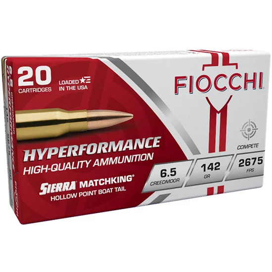 Fiocchi 6.5 Creedmoor Sierra MatchKing HPBT 20-count box