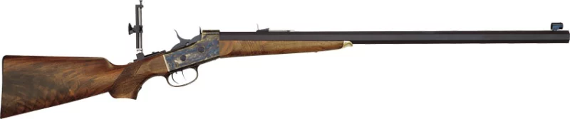 Pedersoli John Bodine .45-70 rolling block rifle, 30in barrel, walnut stock, blued metal