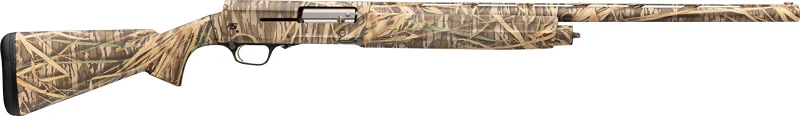 Browning A5 12ga 26in Mossy Oak Shadowgrass semi-auto shotgun side view