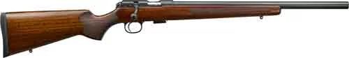 CZ 457 Varmint .22 LR rifle with Turkish walnut stock and heavy barrel, right-hand