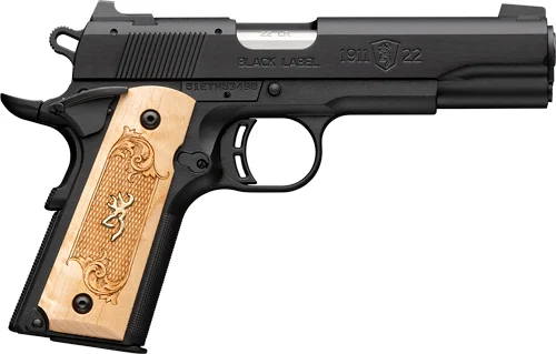 Browning 1911-22 Black Label Medallion .22 LR 4.25 inch pistol with maple grips