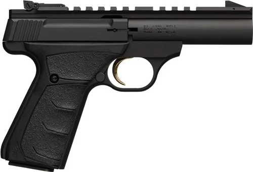 Browning Buck Mark Micro Field Target 22LR 4-inch matte blued with UFX rubber overmolded grip
