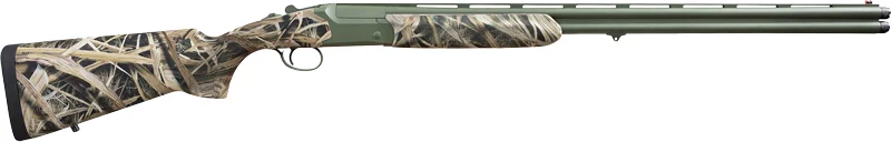 AKKAR 820 Marsh 20ga shotgun, 28-inch barrel, synthetic camo field stock
