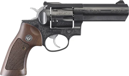 Ruger GP100 Deluxe TALO engraved blued revolver .357 Magnum 6-round