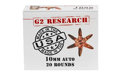 G2 Research Civic Duty 10mm 122gr ammunition box