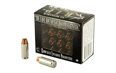 G2 Research RIP 10mm 115 gr fracturing hollow point ammunition box and round