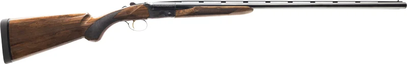 Akkar High Noon Elite 20ga 28in blued finish walnut field stock side-by-side shotgun