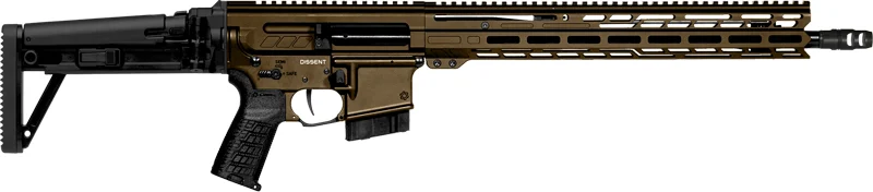 CMMG Dissent MK4 22 ARC rifle, 16.10 in barrel, Midnight Bronze Cerakote