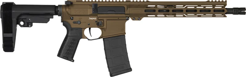 CMMG Banshee MK4 .300 AAC Blackout 12.5 inch pistol in bronze finish, right-side view
